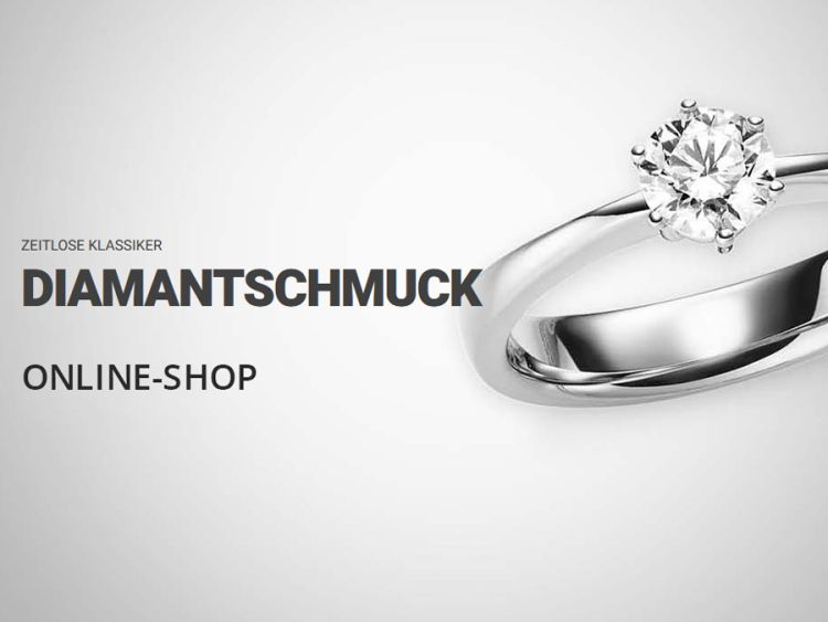 Onlineshop für Diamantschmuck in zeitloser Klassik