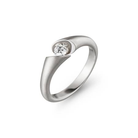 218 CALLA 15 Ring wg, 0,17ct Gsi1