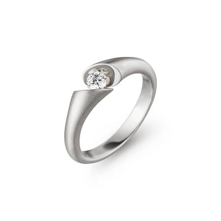 218 CALLA 15 Ring wg, 0,17ct Gsi1