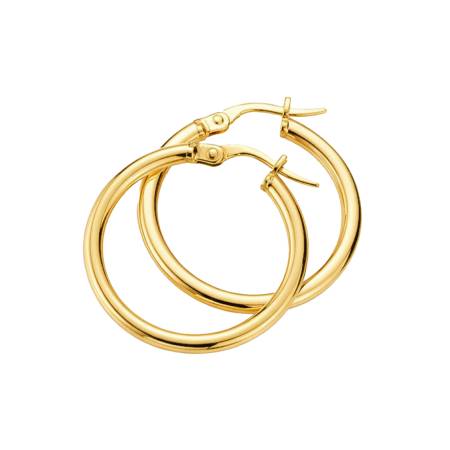 Creolen Gelbgold Spannfeder-Mech., G16-A0024