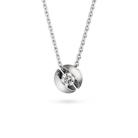 214 CALL2 15, Calla Brillantanhänger, Weißgold, 0,14ct