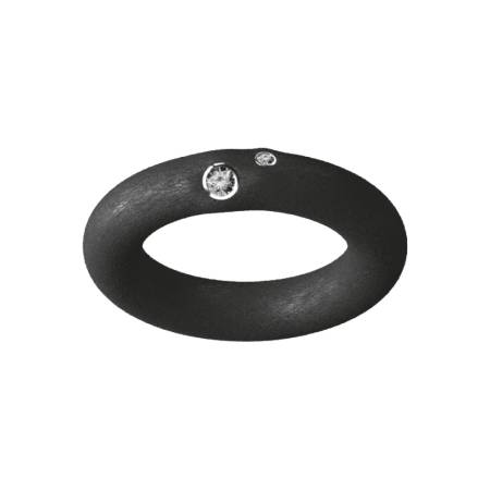 Brillantring mit Kautschuk, R0008