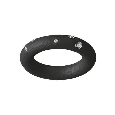 Brillantring mit Kautschuk, R0014