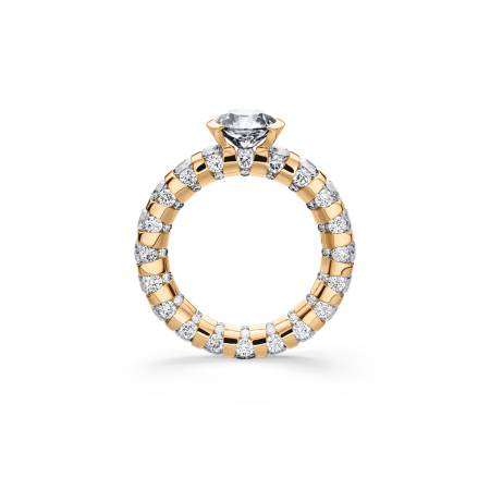 118 48101 CC, Brillantring Paradoxal Gelbgold
