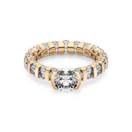 118 48101 CC, Brillantring Paradoxal Gelbgold