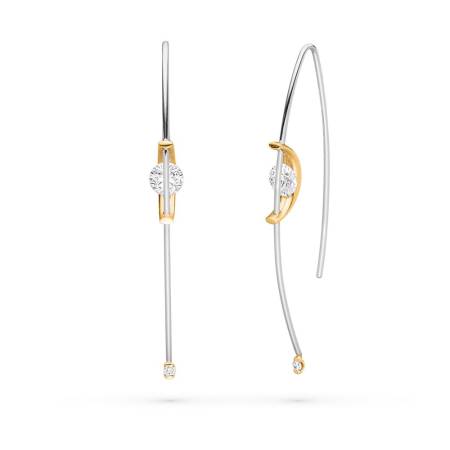 517 L1055 20, Liberté Ohrschmuck, Gelbgold