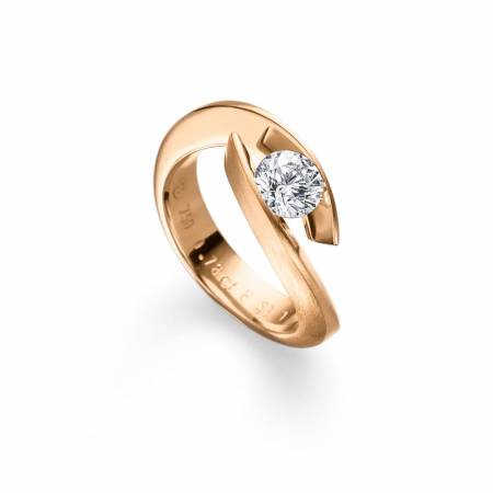 Diamantring PROTEGÉ in Rotgold
