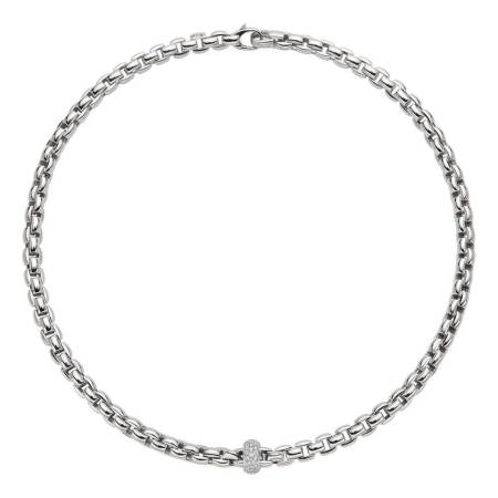 Brillant-Collier Eka, WG, 43 cm, 70705CX_PB_B_XBX_043