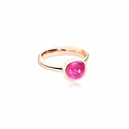 BOUTON Ring small rosa Turmalin