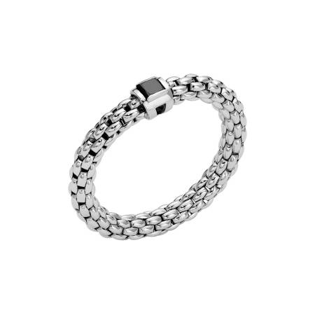 09E08AX_BN_G_XGX_00S, Flex'it Ring Souls mit schwarzen Diamant