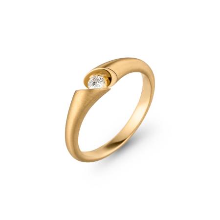 118 CALLA 10 Ring GG, 1 Br. mit 0,10 Gvs1