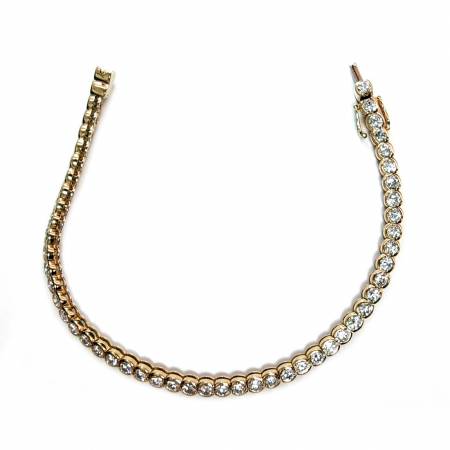 Leo Wittwer, Tennis Armband, 5,20 G/VS, Gelbgold 750, 60-0670470-1000