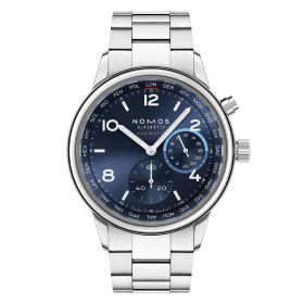NOMOS Club Sport neomatik Weltzeit blau, 790