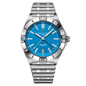 BREITLING Chronomat Automatic GMT 40 NFL Carolina Panthers Edition, A32398E11C1A1