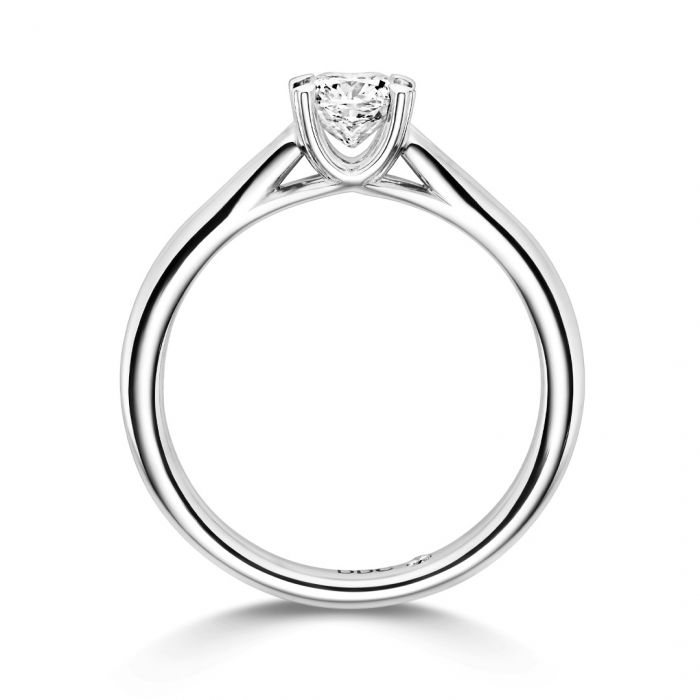 Diamantring 'La Fleur', Weißgold
