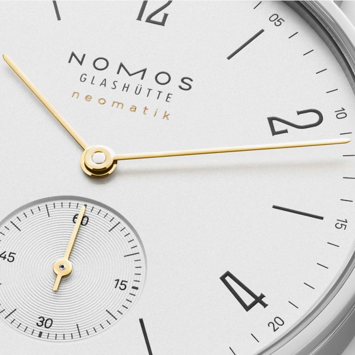 NOMOS Tangente Neomatik Doré, 192 - Zifferblatt mit goldenen Zeigern