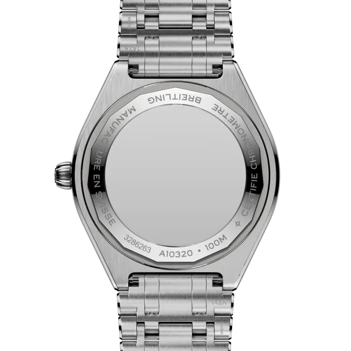Stahlboden der BREITLING Chronomat Automatic 36, A10320101A1A1