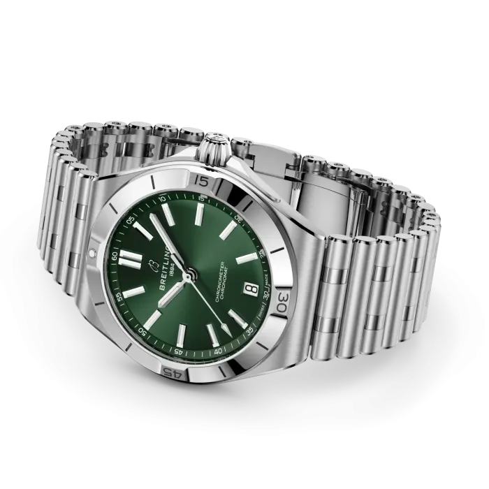 BREITLING Chronomat B31 Automatic 40 mit grünem Ziffernblatt, AB3114101L1A1