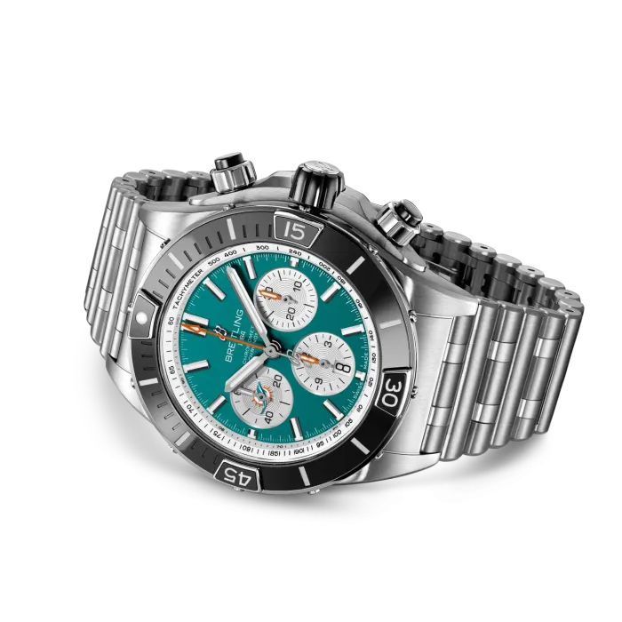 BREITLING Super Chronomat B01 Chronograph 44 NFL Miami Dolphins, AB01361C1L2A1