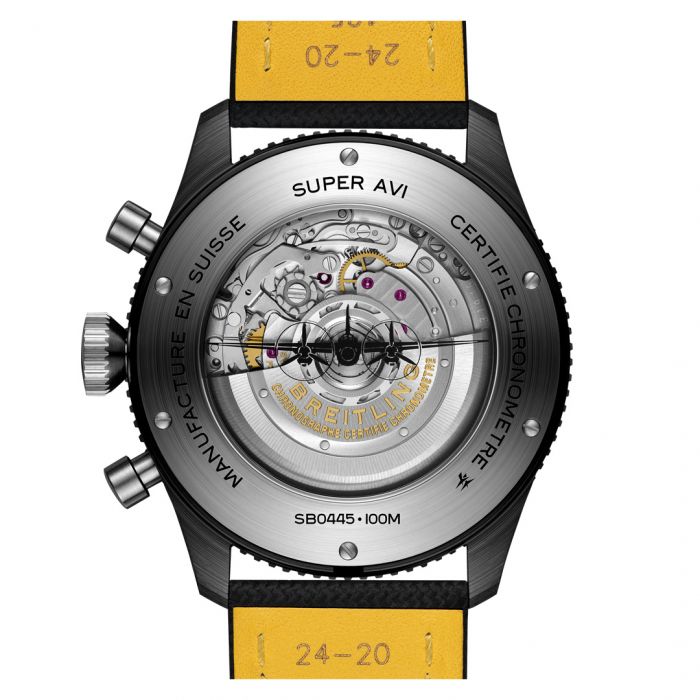 BREITLING Super AVI B04 Chronograph GMT 46 Mosquito Night Figther, SB04451A1B1X1