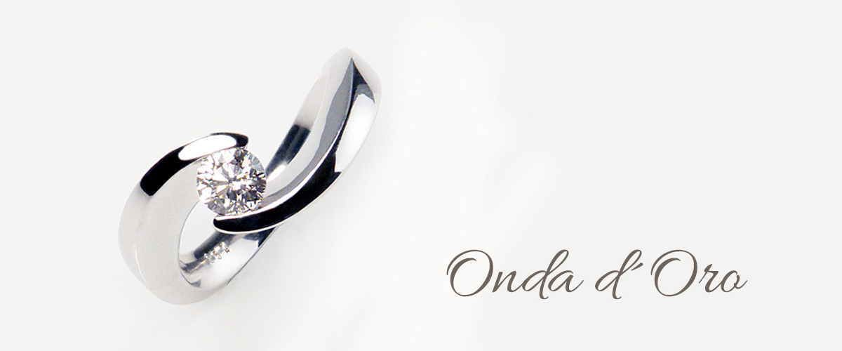'ONDA D'ORO' Diamantring