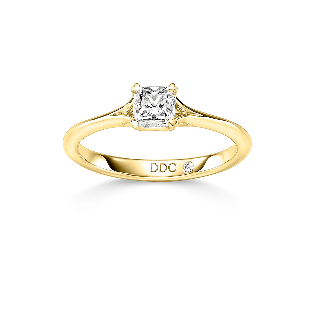 DDC Jahresring 'La Fleur' - Gelbgold