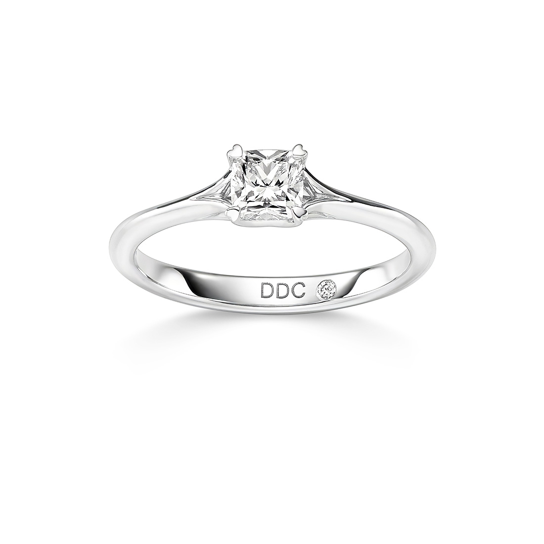 DDC Jahresring 'La Fleur' - Weißgold