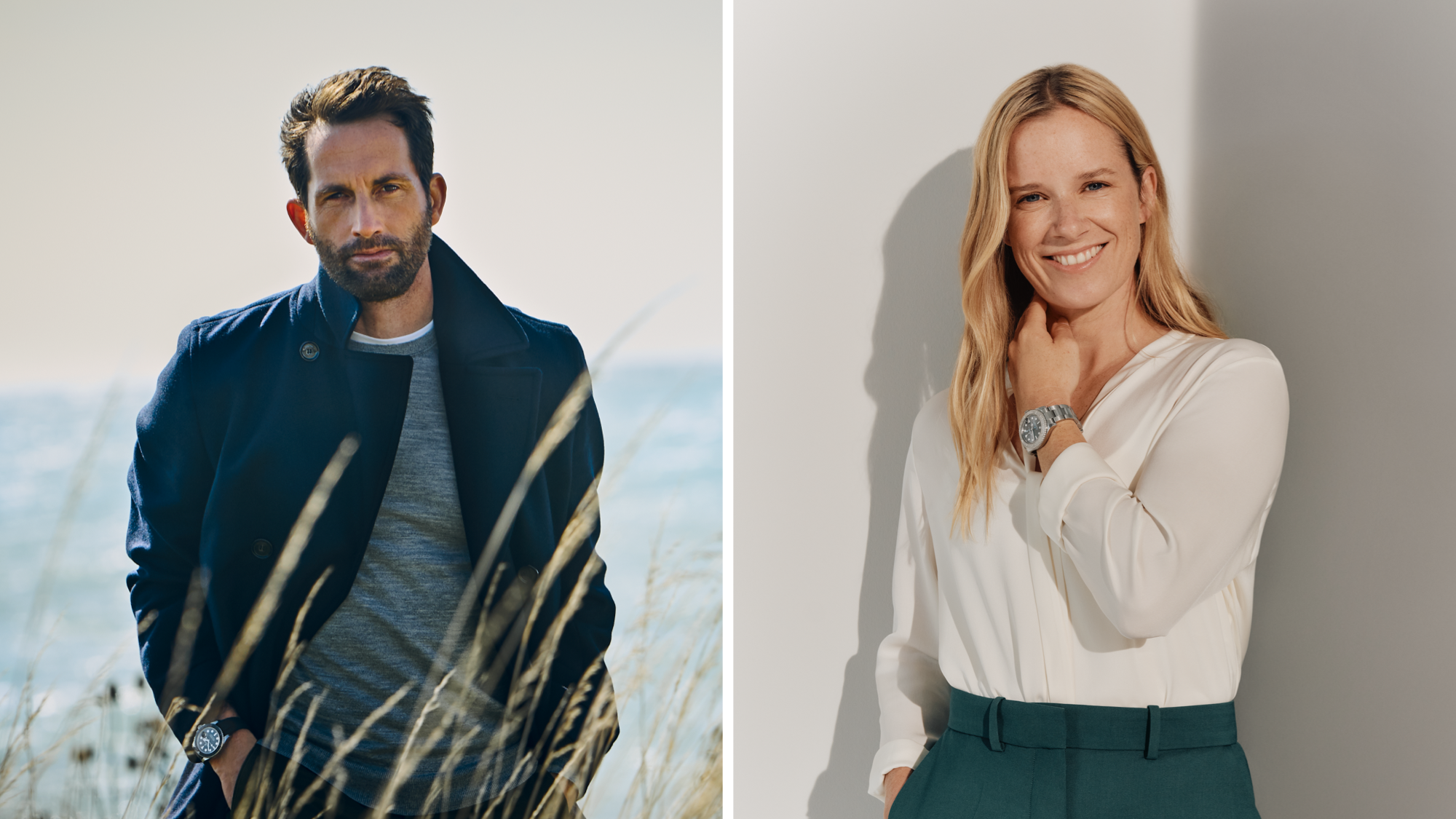 Sir Ben Ainslie und Hannah Mills