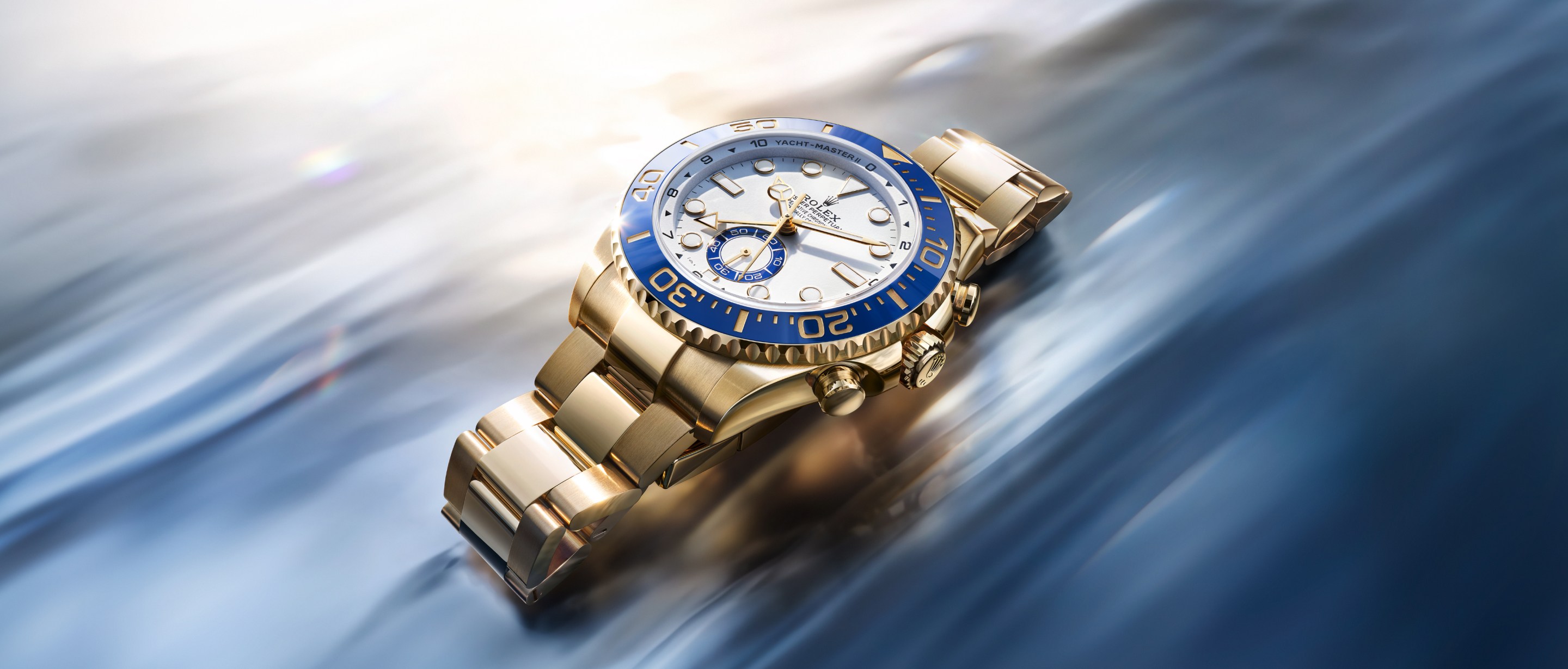 Yacht‑Master II in 18 Karat Gelbgold