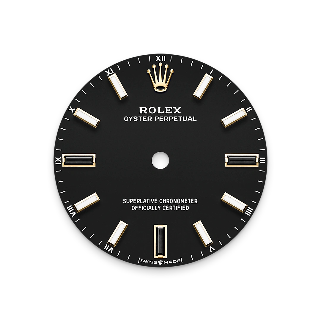 Rolex Oyster Perpetual 34, Schwarzes Zifferblatt