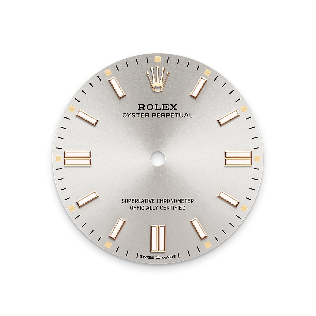 Rolex Oyster Perpetual 36, Silbernes Zifferblatt