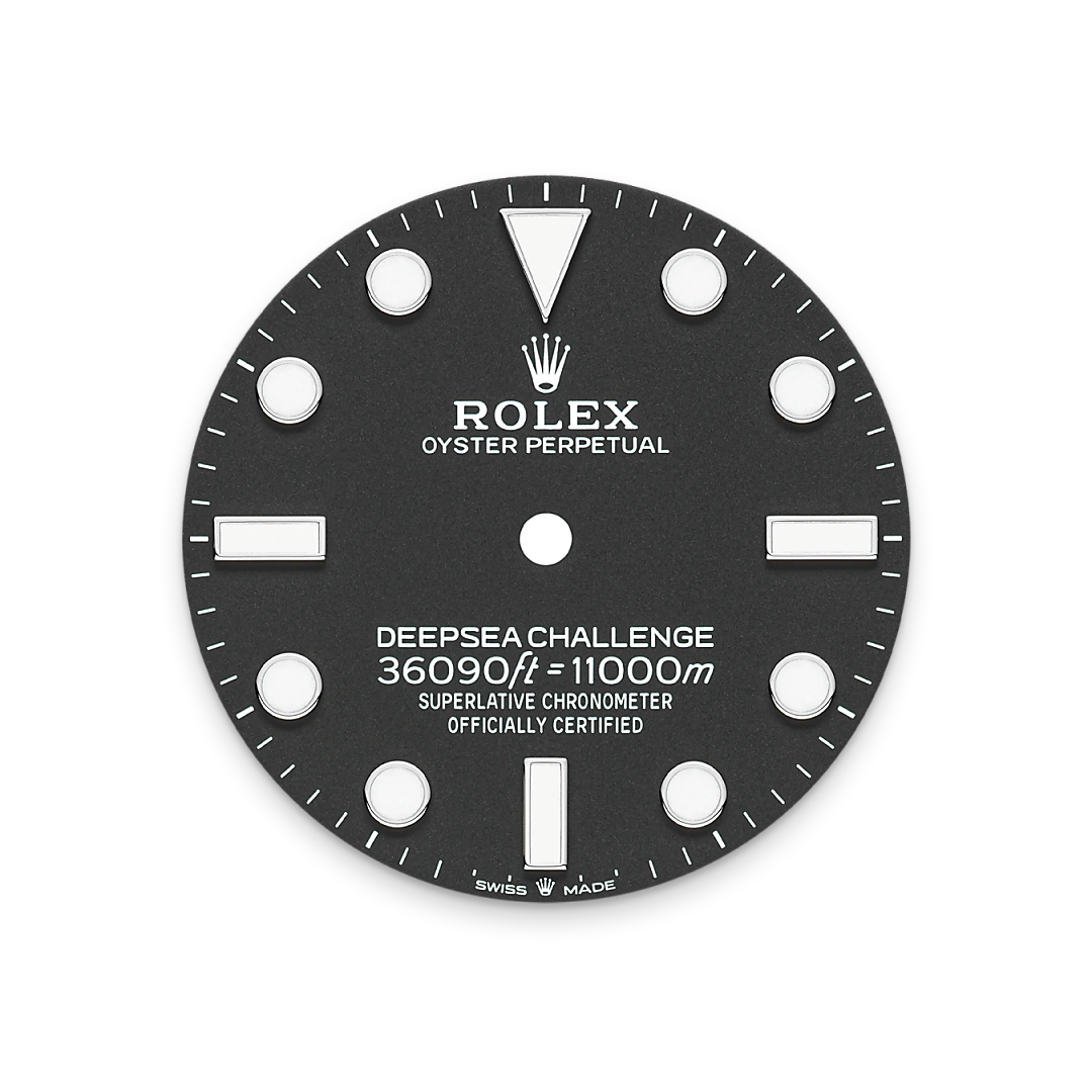 Rolex Deepsea Challenge, Tiefschwarzes Zifferblatt