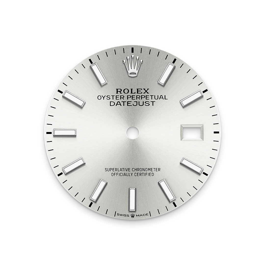 Rolex Datejust 36, Silbernes Zifferblatt