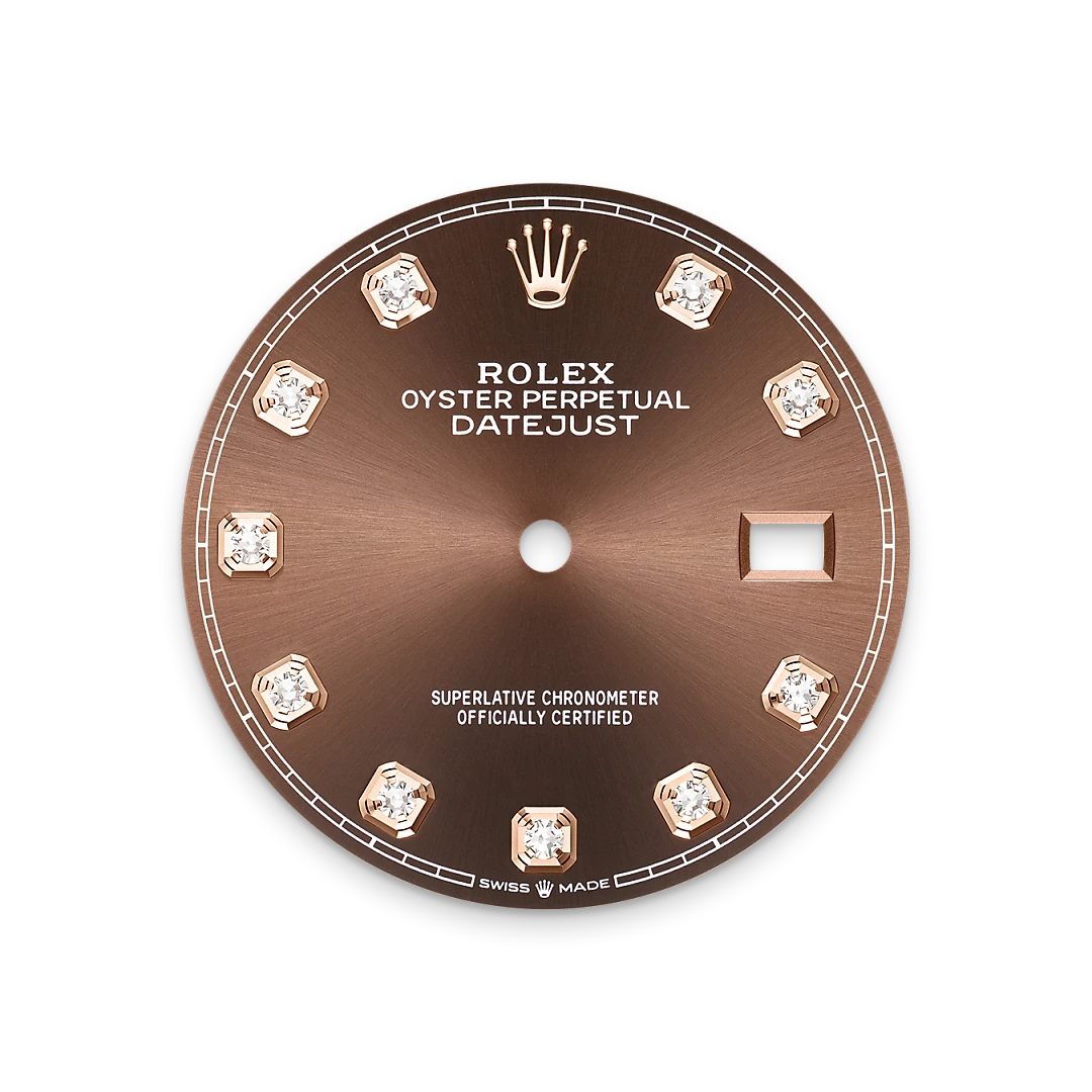 Rolex Datejust 36, Schokoladen­­farbenes Zifferblatt