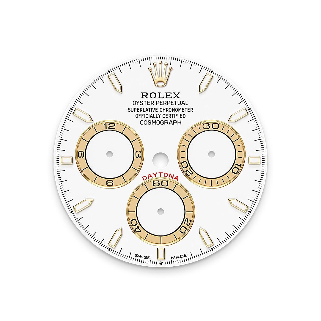 Rolex Cosmograph Daytona, Weißes Zifferblatt