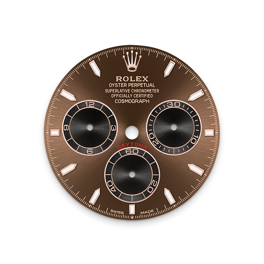 Rolex Cosmograph Daytona, Schokoladen­­farbenes Zifferblatt