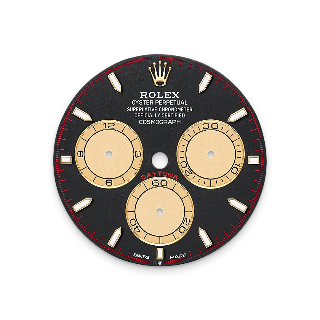 Rolex Cosmograph Daytona, Tiefschwarzes und champagnerfarbenes Zifferblatt