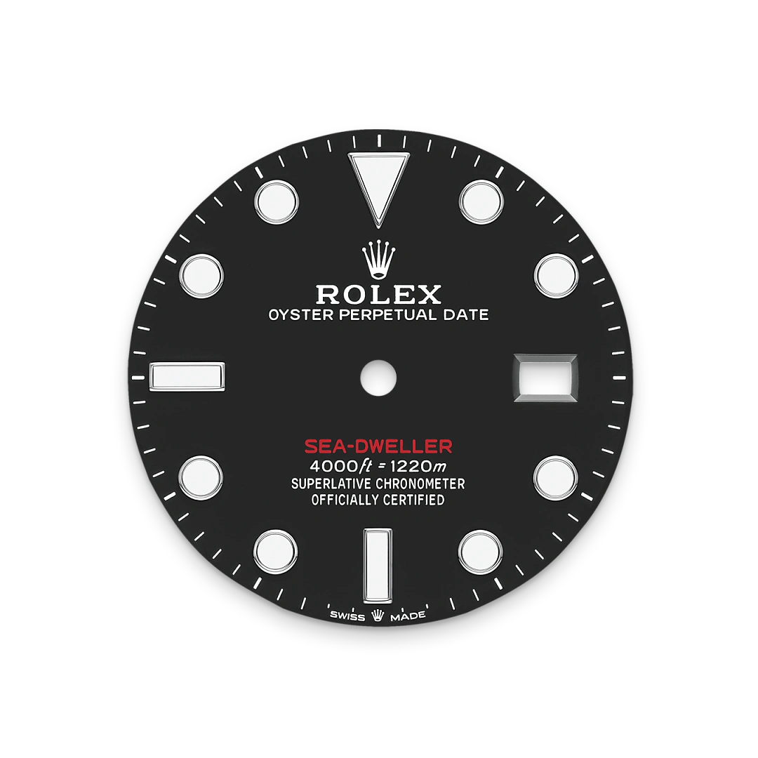Rolex Sea-Dweller, Tiefschwarzes Zifferblatt