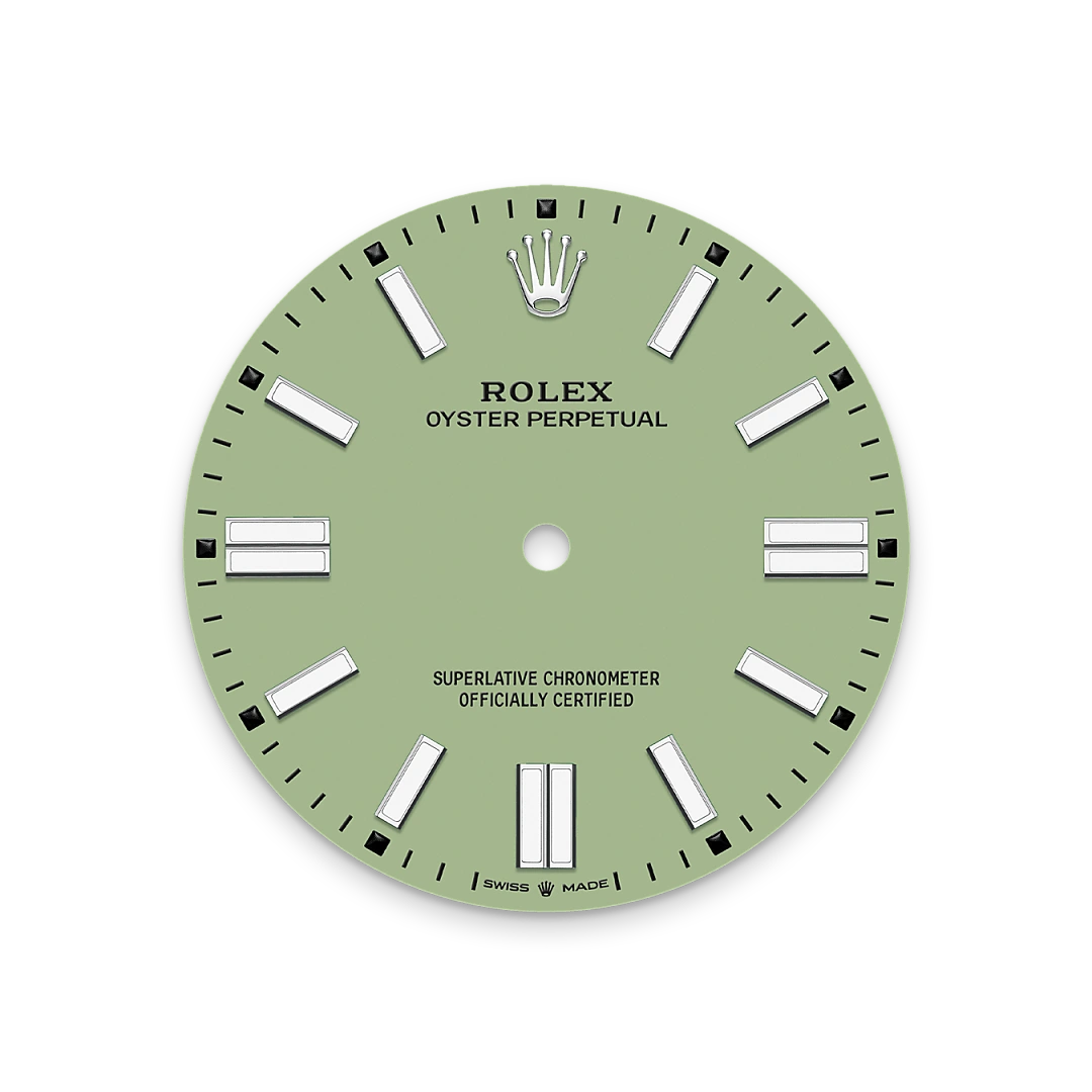 Rolex Oyster Perpetual 41, Zifferblatt in Pistachio