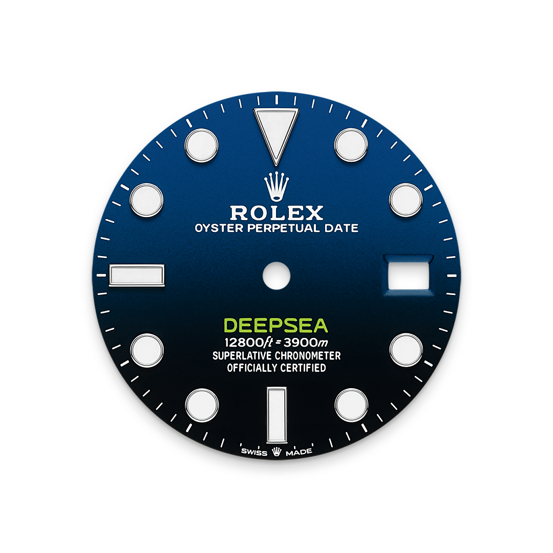Rolex Rolex Deepsea, Zifferblatt D-blue