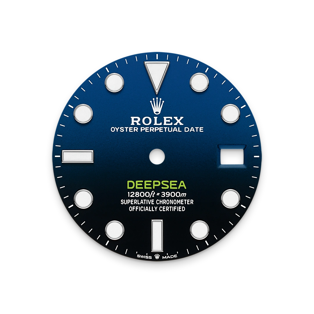 Rolex Rolex Deepsea, Zifferblatt D-blue