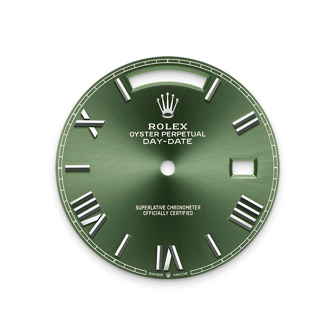 Rolex Day-Date 40, Olivgrünes Zifferblatt