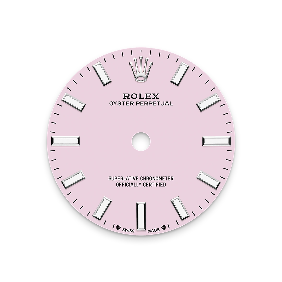 Rolex Oyster Perpetual 28, Zifferblatt in Candy pink