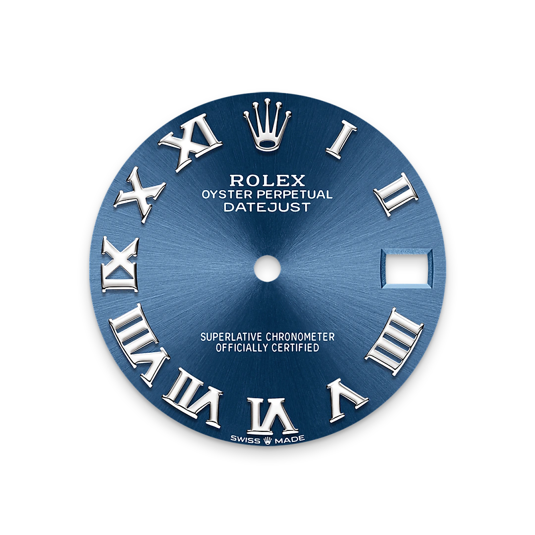 Rolex Datejust 31, Strahlend blaues Zifferblatt