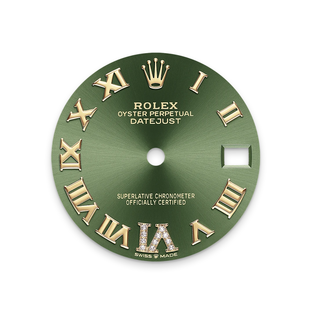 Rolex Datejust 31, Olivgrünes Zifferblatt