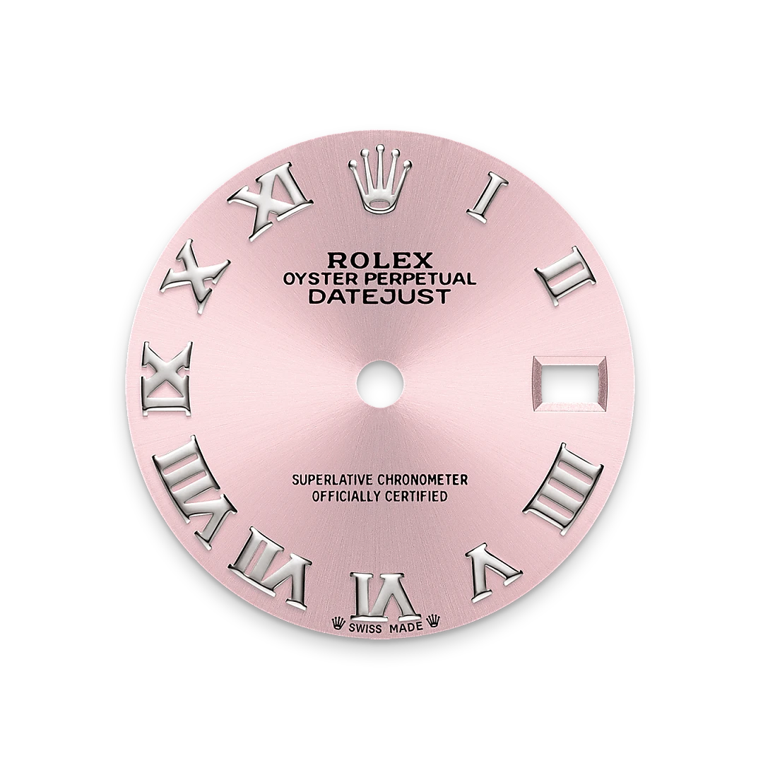 Rolex Lady-Datejust, Roséfarbenes Zifferblatt