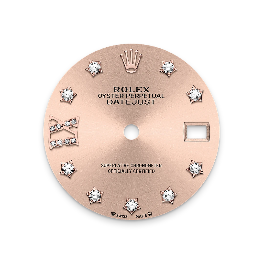 Rolex Lady-Datejust, Zifferblatt Farbe Rosé