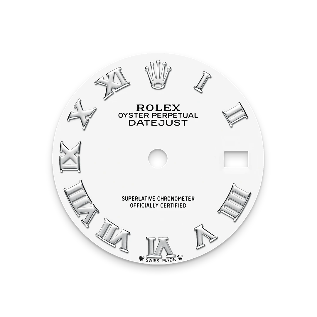 Rolex Lady-Datejust, Weißes Zifferblatt