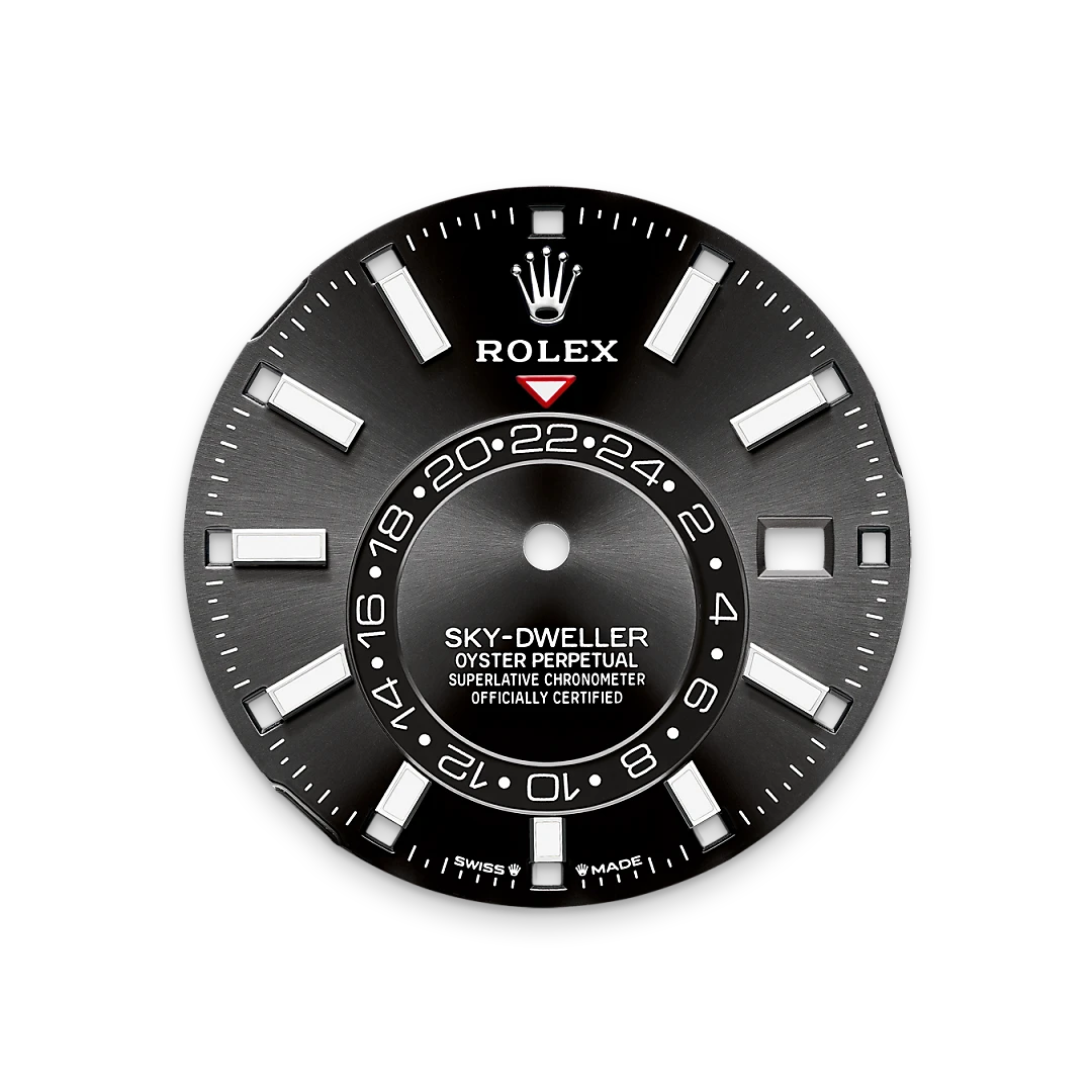 Rolex Sky-Dweller, Strahlend schwarzes Zifferblatt