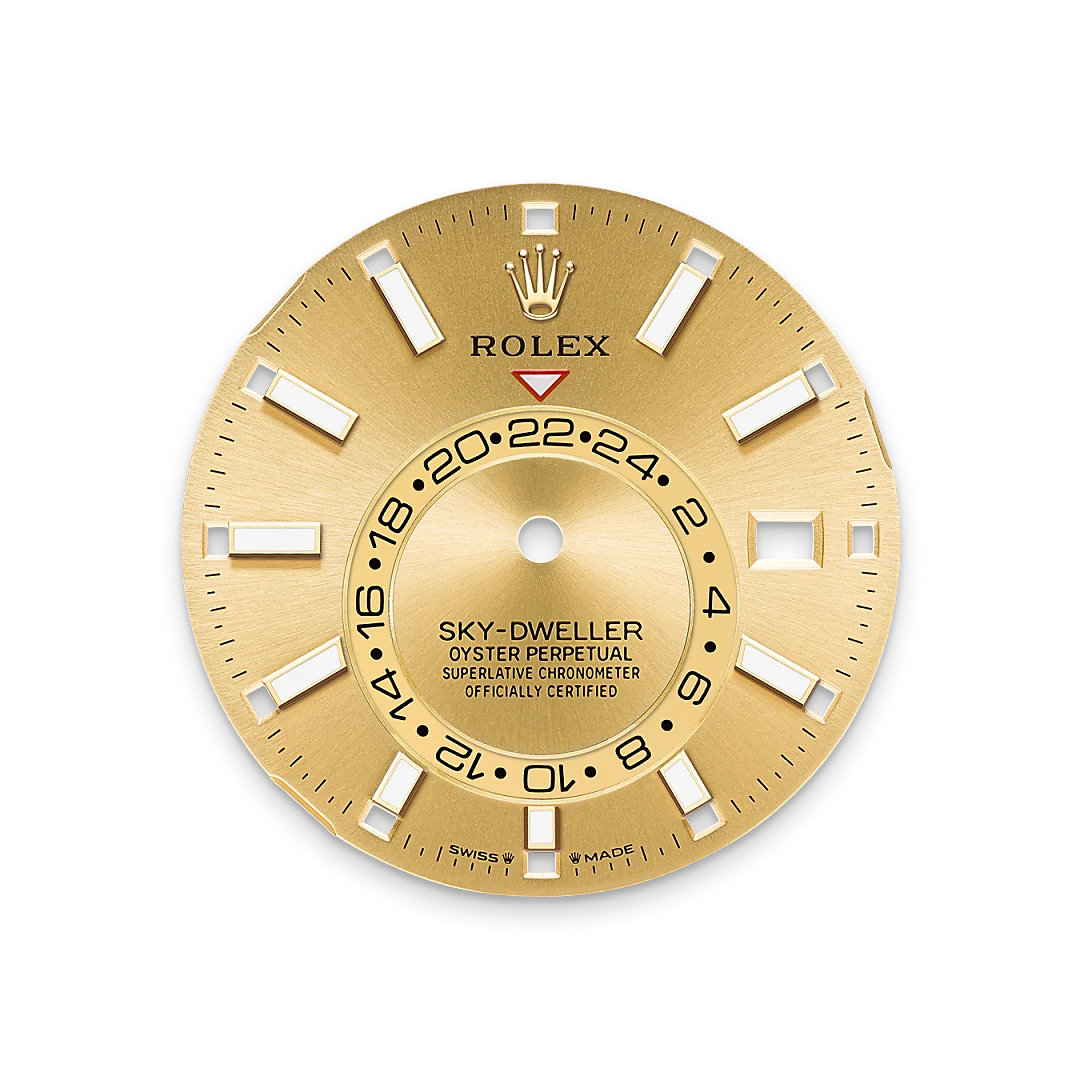 Rolex Sky-Dweller, Champagner­farbenes Zifferblatt